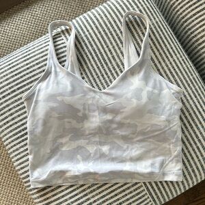 Lululemon cropped workout top with padding